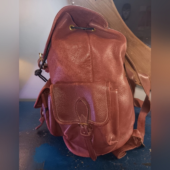 Leather Craft Leather backpack - Picture 5 of 6